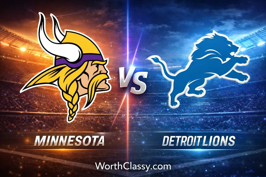 Minnesota Vikings vs Detroit Lions Match Player Stats